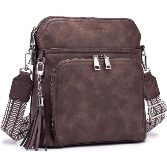 Handbags - Crossbody Purse for Women,Lightweight Medium Crossbody Bag Soft Leather Women's